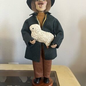 Kids Green and Brown Coat with Hat